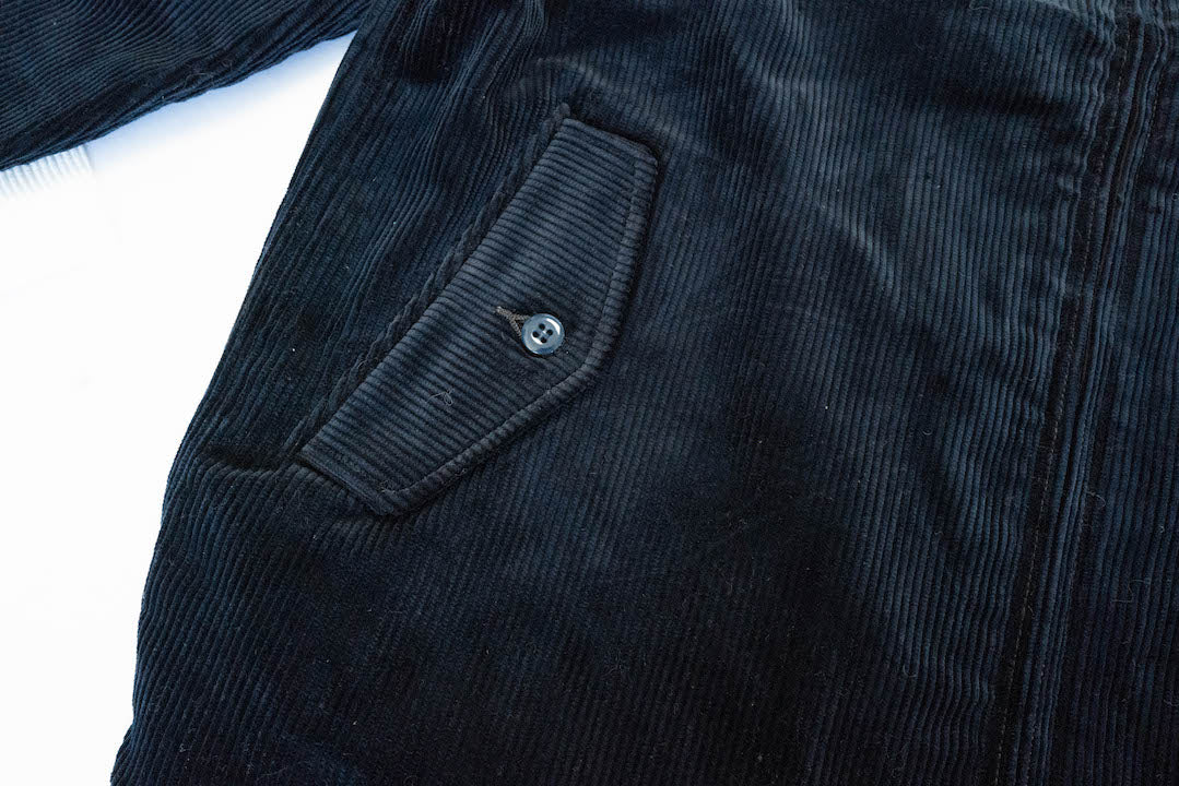BONCOURA Heavyweight Corduroy "Dog Ear" Sport Jacket (Navy)