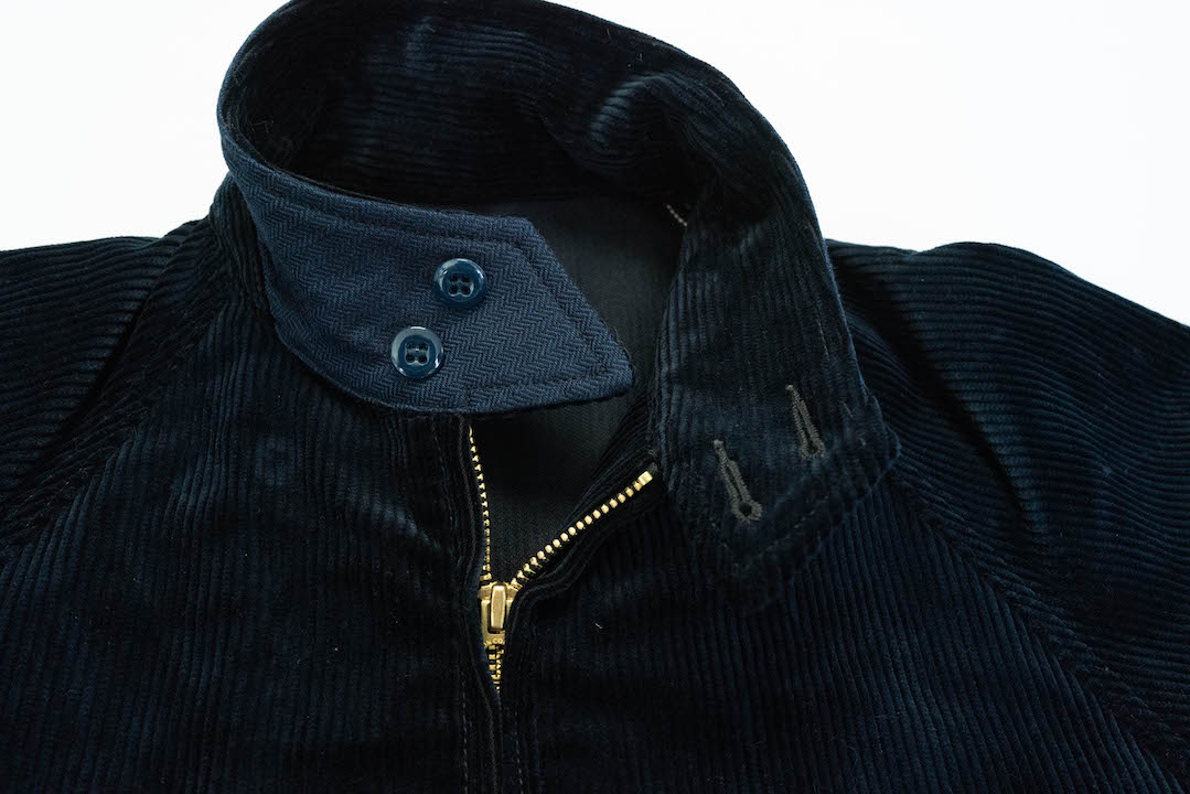 BONCOURA Heavyweight Corduroy "Dog Ear" Sport Jacket (Navy)