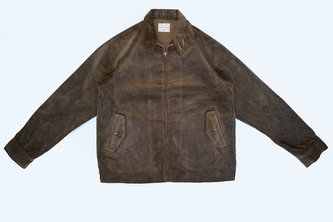 BONCOURA Heavyweight Corduroy "Dog Ear" Sport Jacket (Brown)