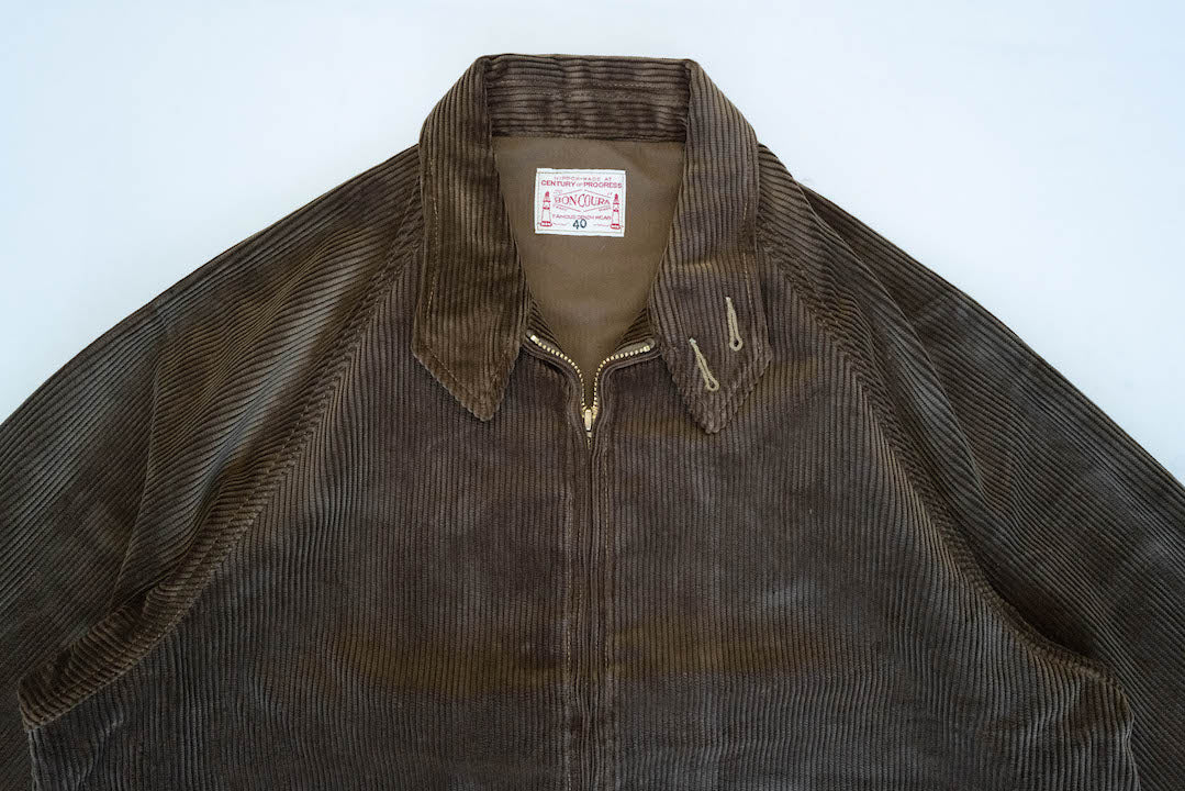 BONCOURA Heavyweight Corduroy "Dog Ear" Sport Jacket (Brown)