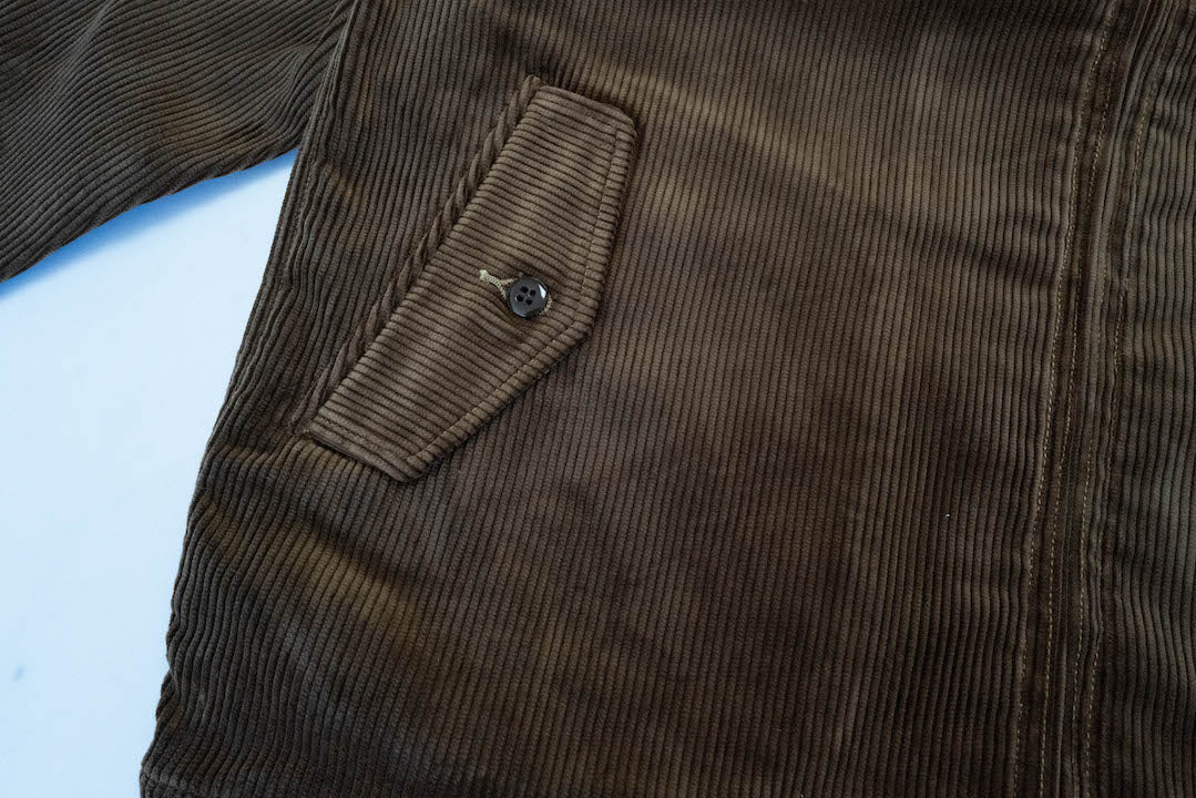 BONCOURA Heavyweight Corduroy "Dog Ear" Sport Jacket (Brown)