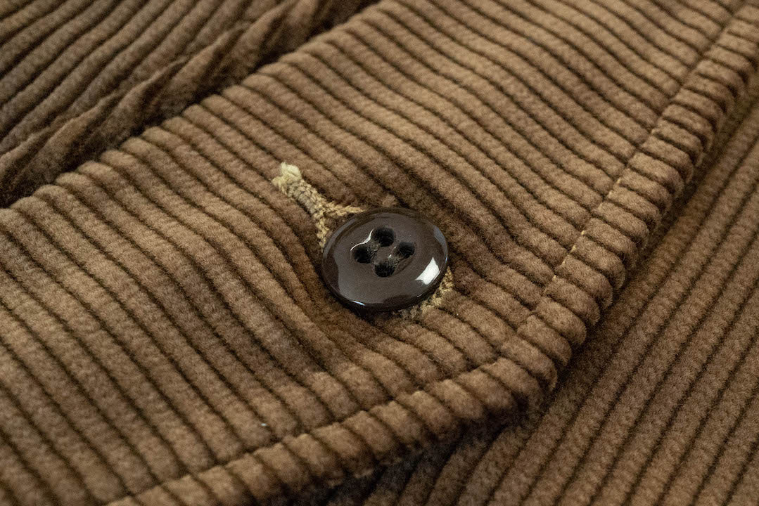 BONCOURA Heavyweight Corduroy "Dog Ear" Sport Jacket (Brown)