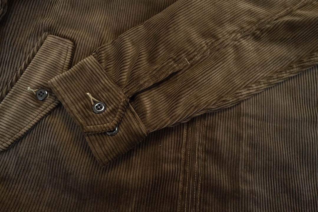 BONCOURA Heavyweight Corduroy "Dog Ear" Sport Jacket (Brown)