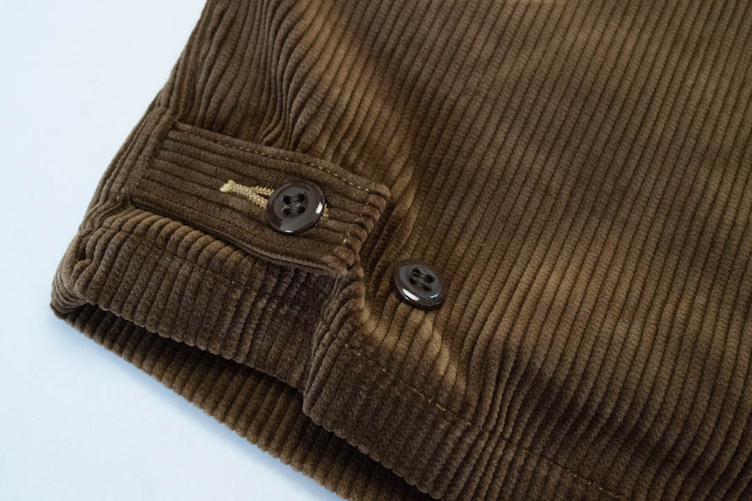 BONCOURA Heavyweight Corduroy "Dog Ear" Sport Jacket (Brown)