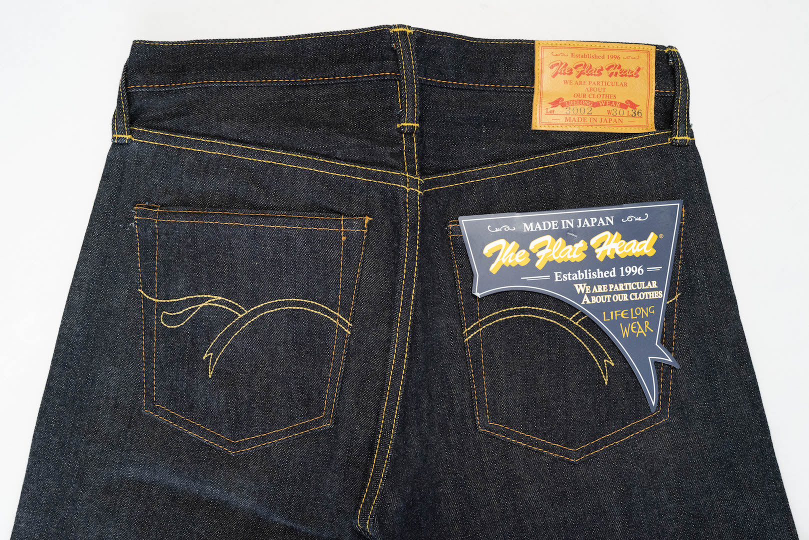 The Flat Head 3002 14.5oz Denim (Slim Tapered Fit)