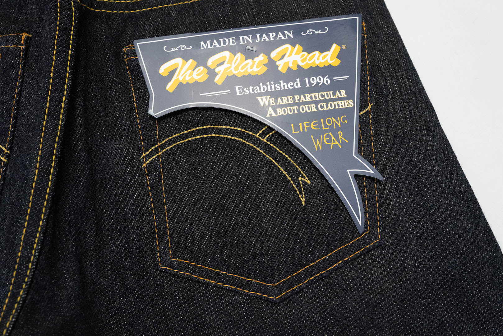 The Flat Head 3002 14.5oz Denim (Slim Tapered Fit)