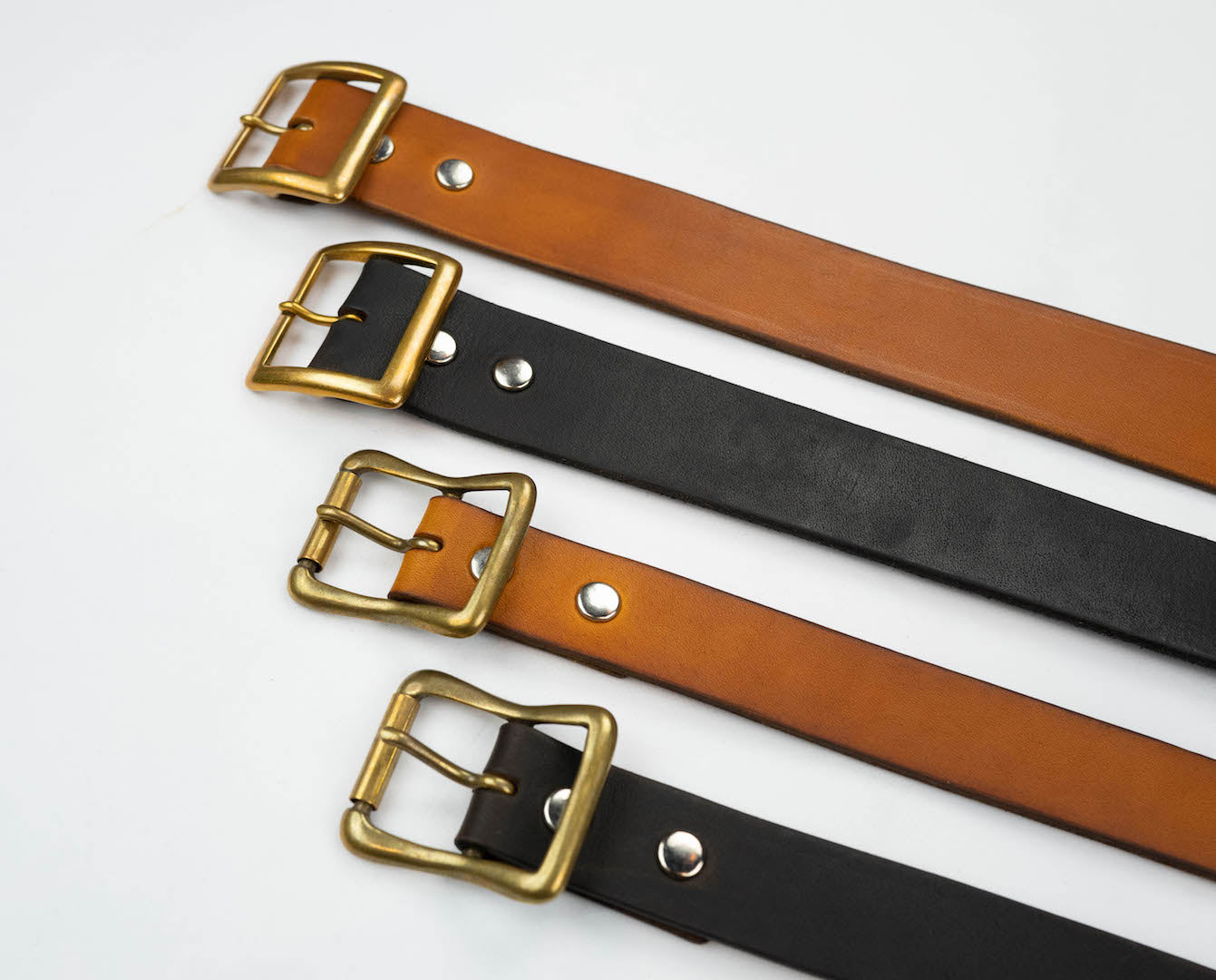 Stevenson Overall Co. Black Narrow Cowhide Belt (Special Edition)