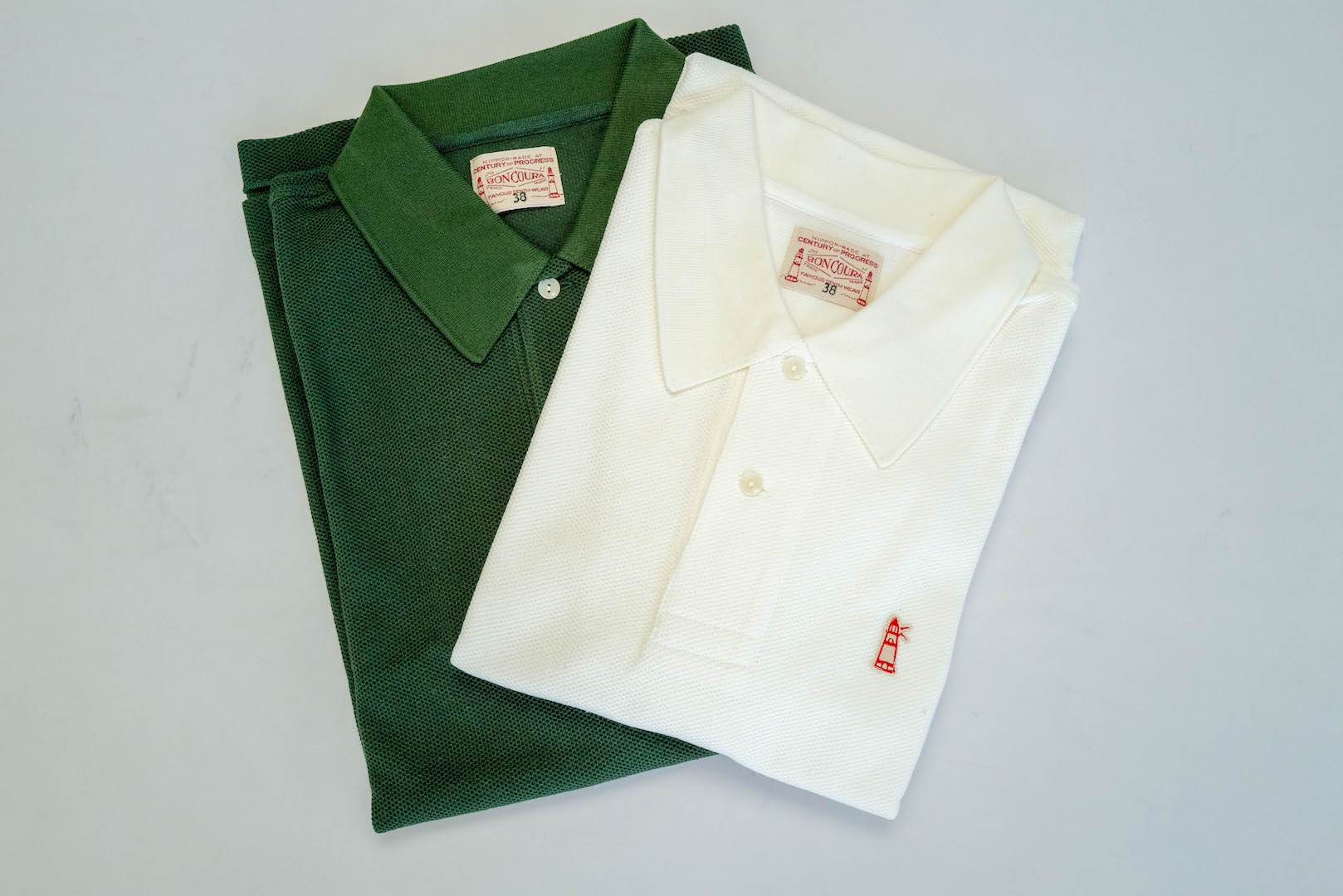 Boncoura Heavyweight Polo Shirt (White)