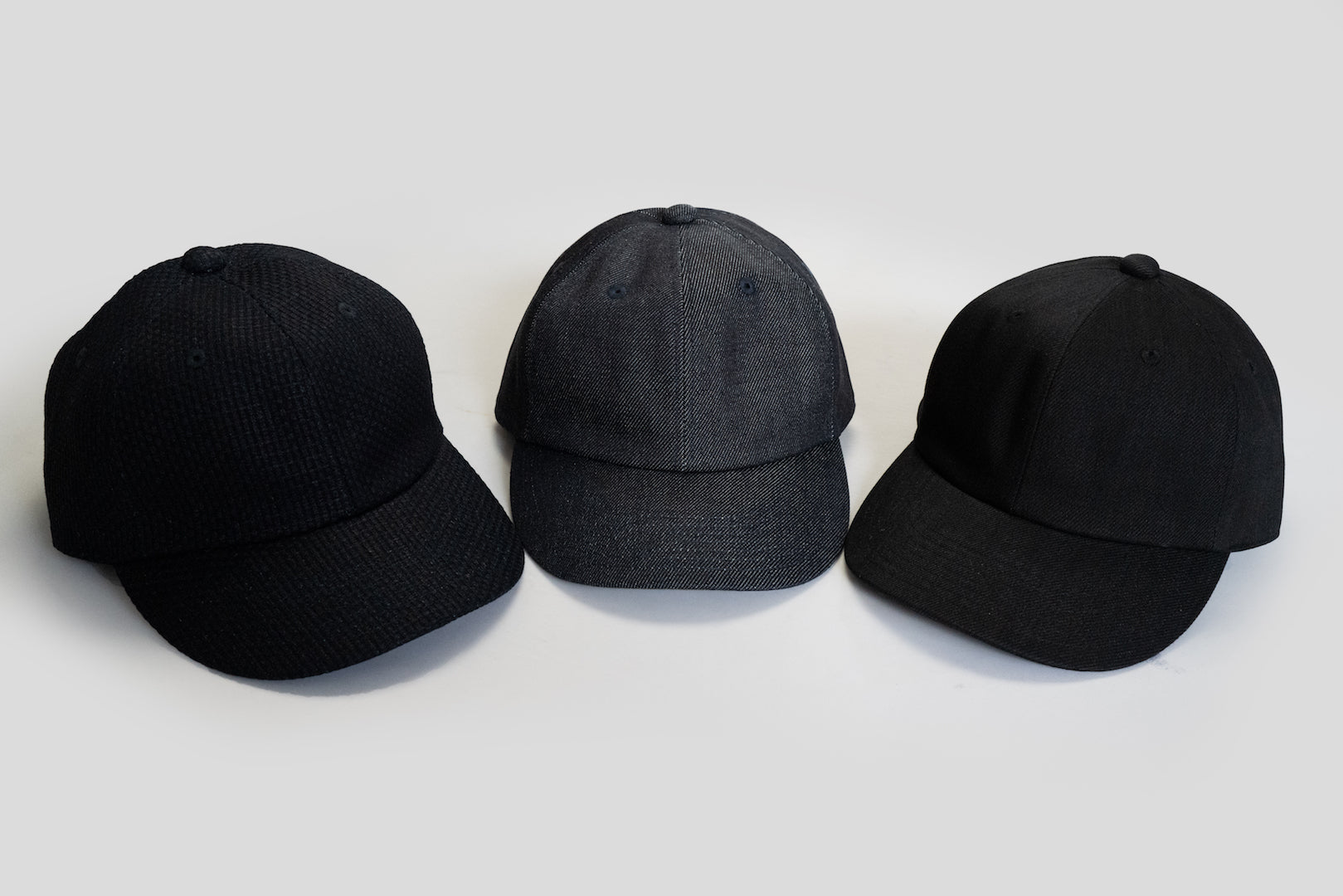 Unique Garment 'Playa' Denim Ball Cap (Black)