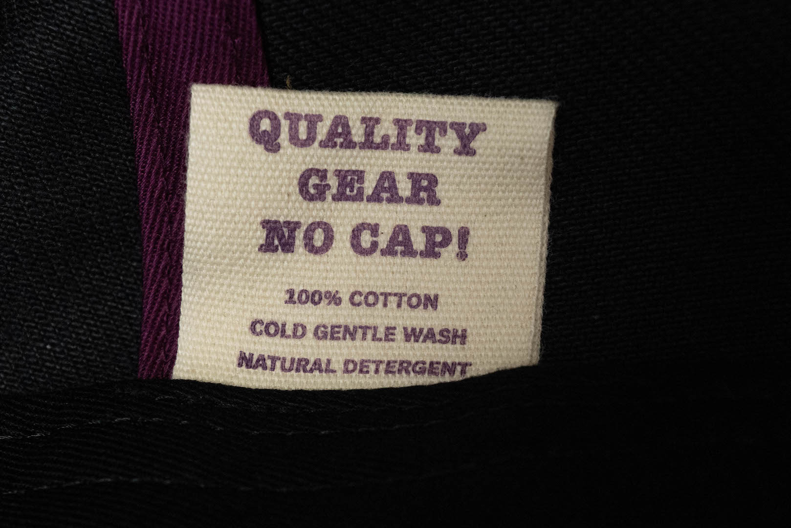 Unique Garment 'Playa' Denim Ball Cap (Black)