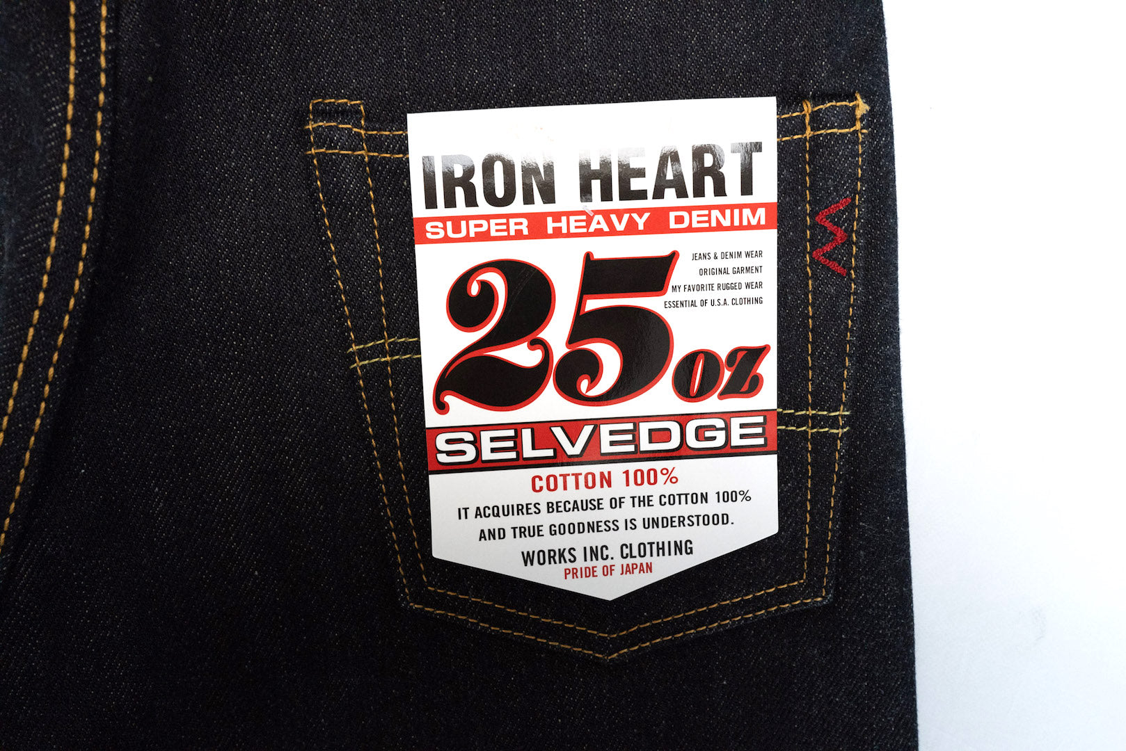Iron Heart 888-XHS 25oz Denim (Straight Tapered Fit)