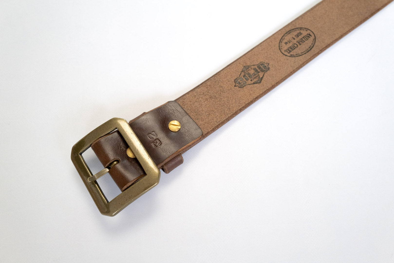 Opus by Accel Company Horween Chromexcel Cowhide Belt (Brown)