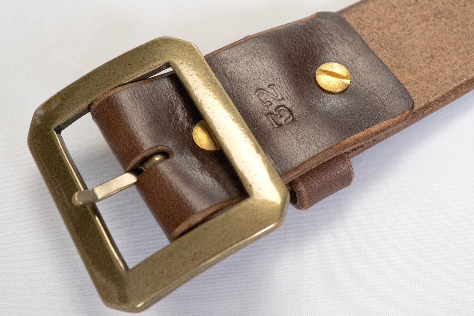 Opus by Accel Company Horween Chromexcel Cowhide Belt (Brown)