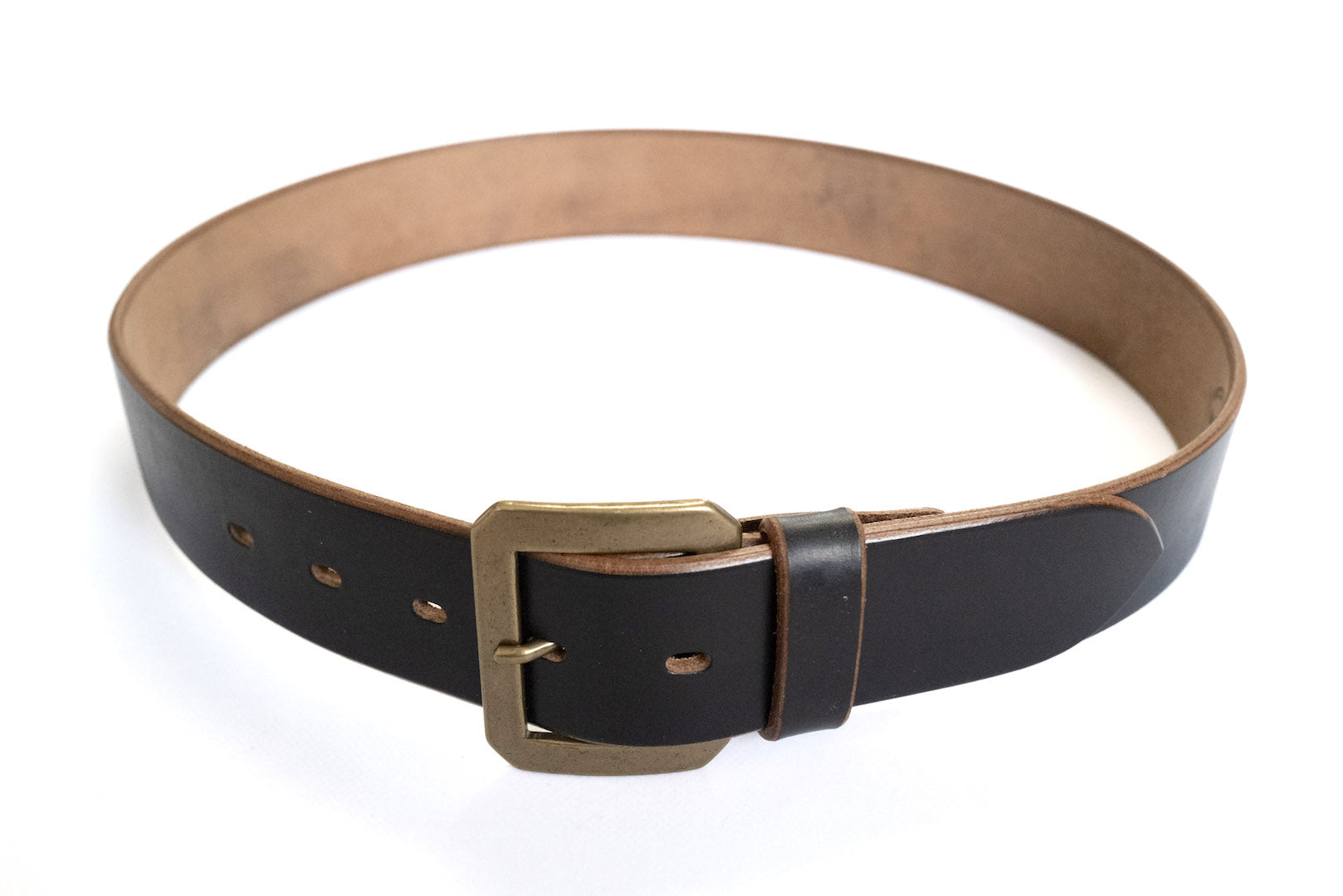 Opus by Accel Company Horween Chromexcel Cowhide Belt (Black)