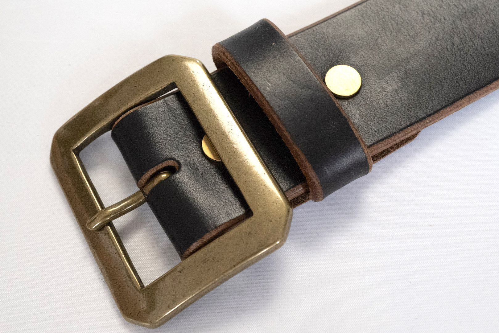 Opus by Accel Company Horween Chromexcel Cowhide Belt (Black)