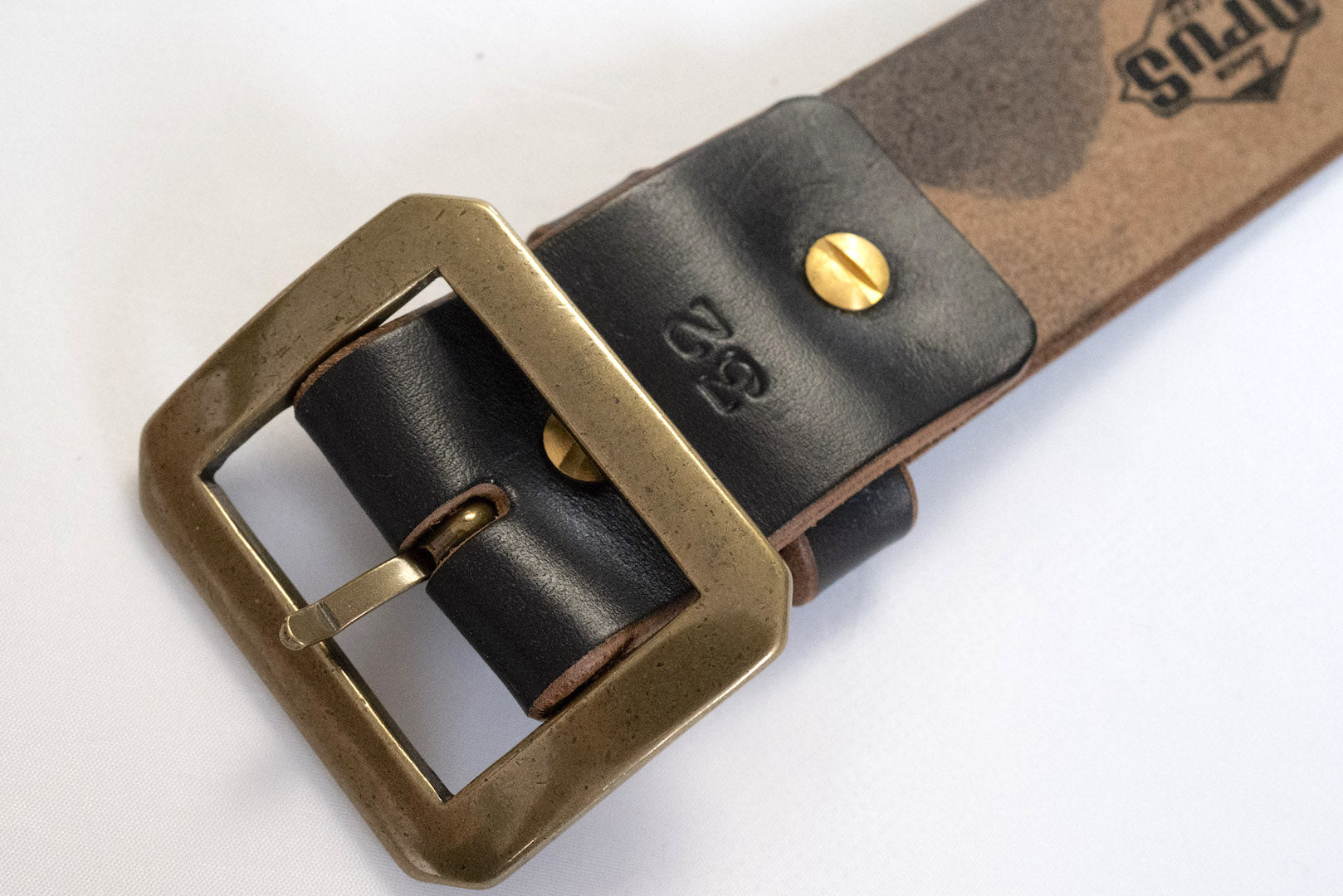 Opus by Accel Company Horween Chromexcel Cowhide Belt (Black)