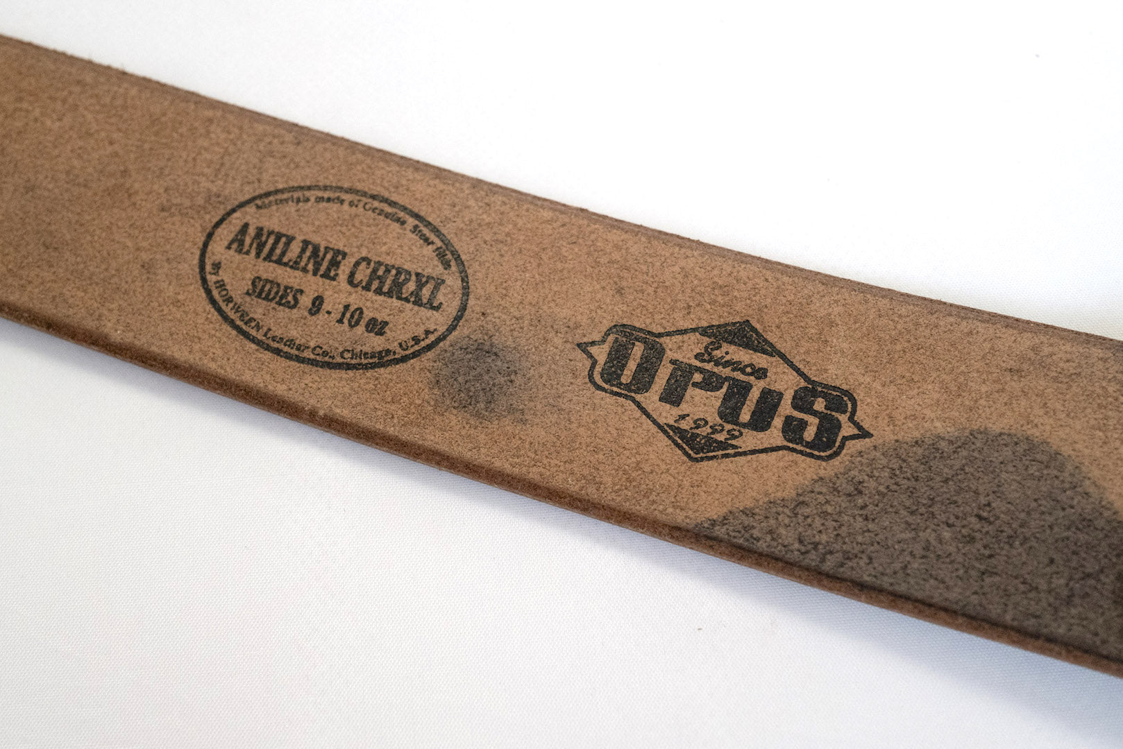 Opus by Accel Company Horween Chromexcel Cowhide Belt (Black)