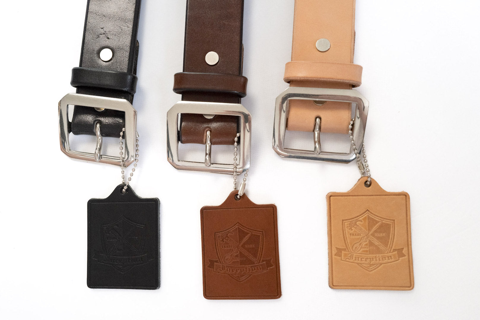 Inception by Accel Company Saddle Cowhide Belt (Brown)