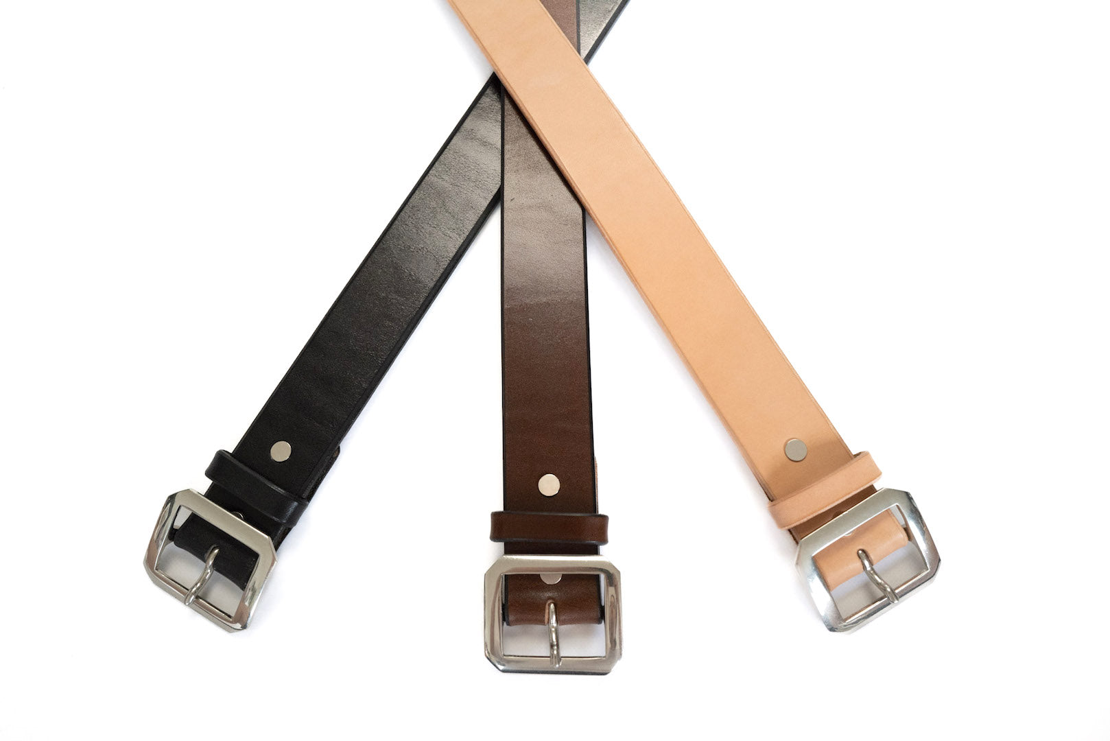 Inception by Accel Company Saddle Cowhide Belt (Black)