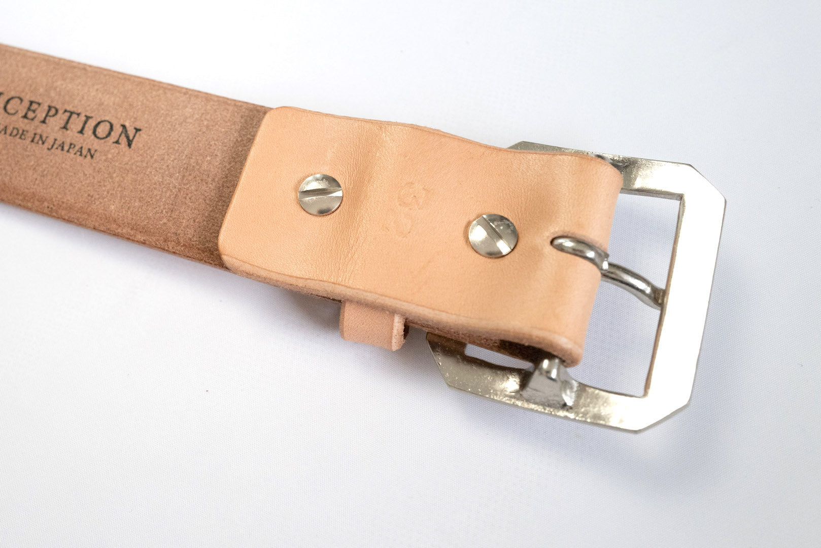 Inception by Accel Company Saddle Cowhide Belt (Natural)