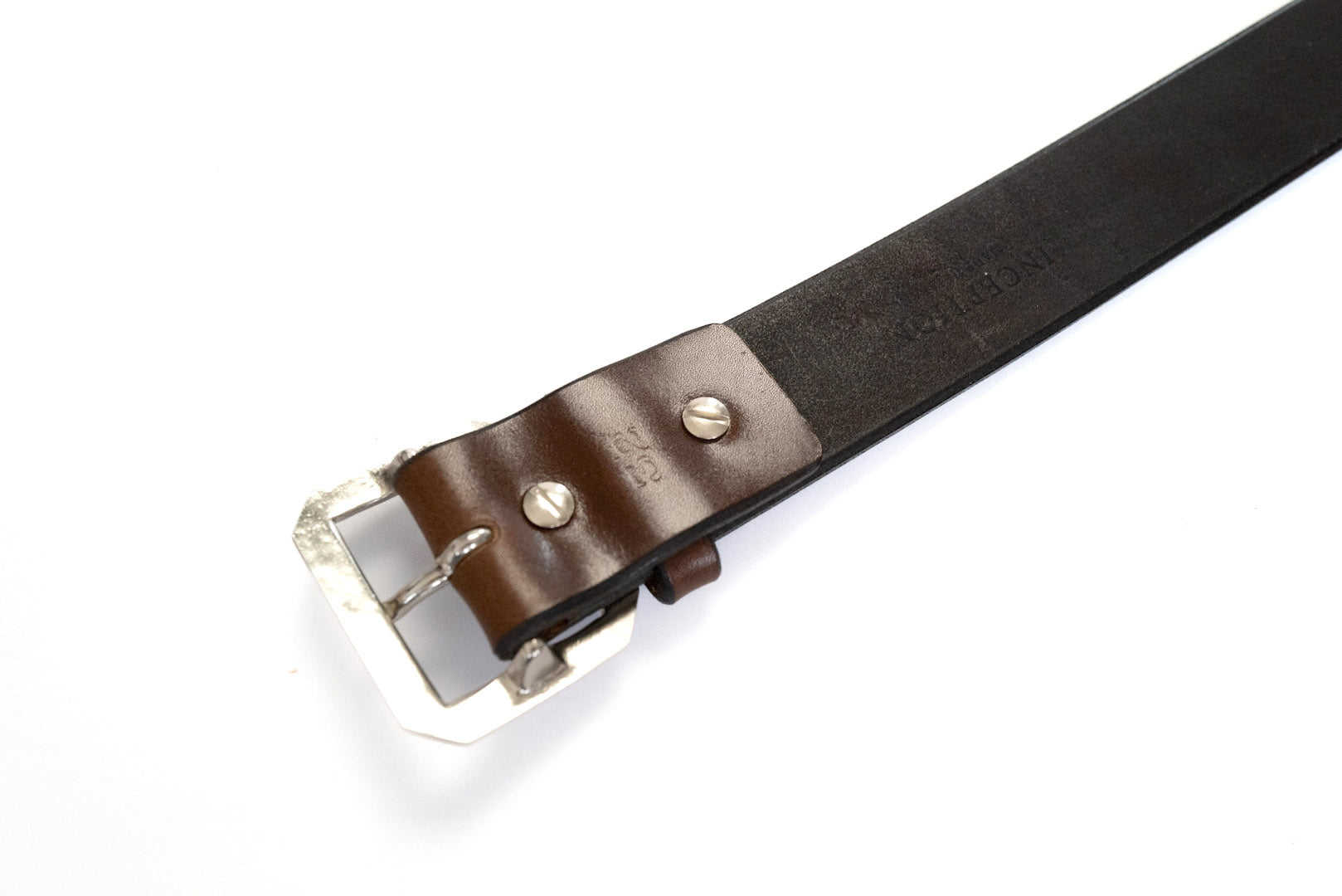 Inception by Accel Company Saddle Cowhide Belt (Brown)