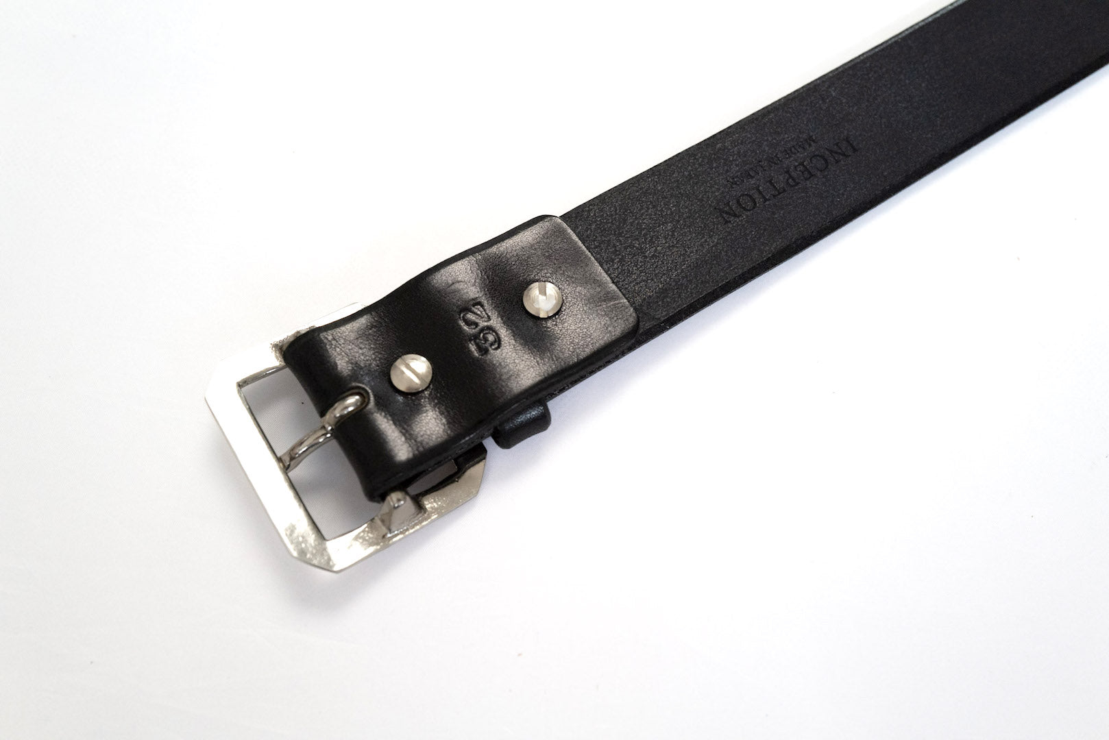 Inception by Accel Company Saddle Cowhide Belt (Black)