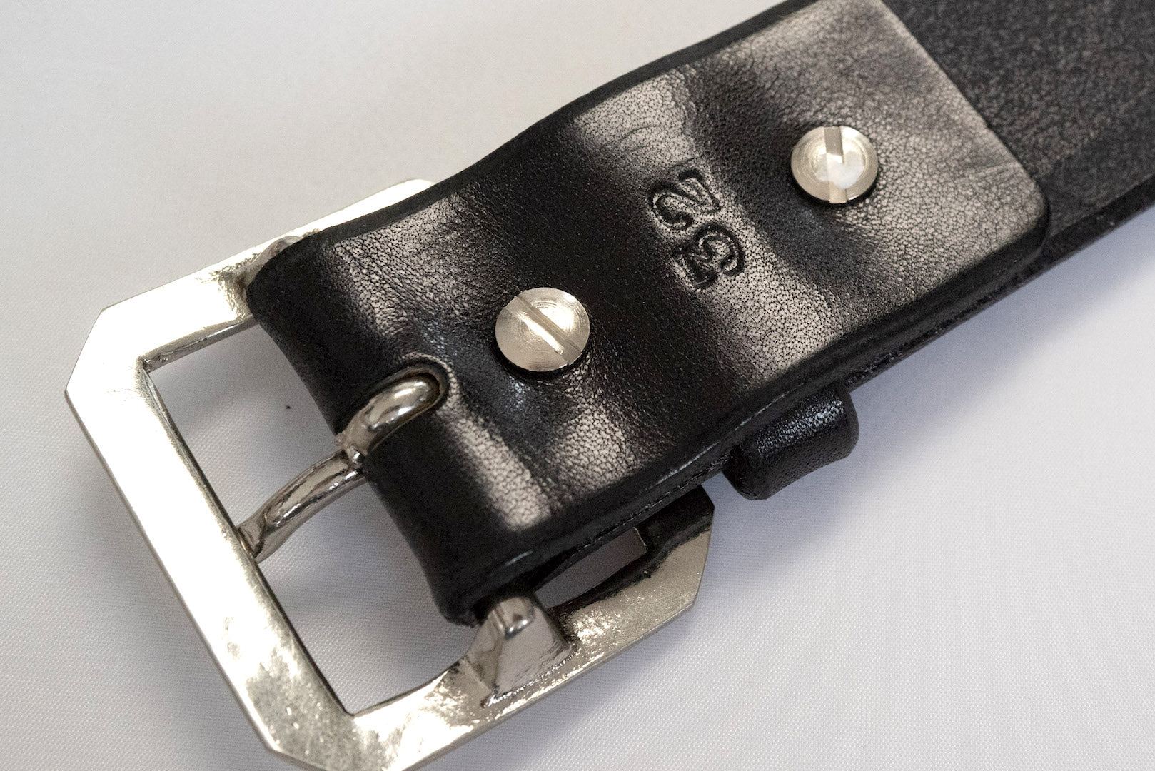 Inception by Accel Company Saddle Cowhide Belt (Black)