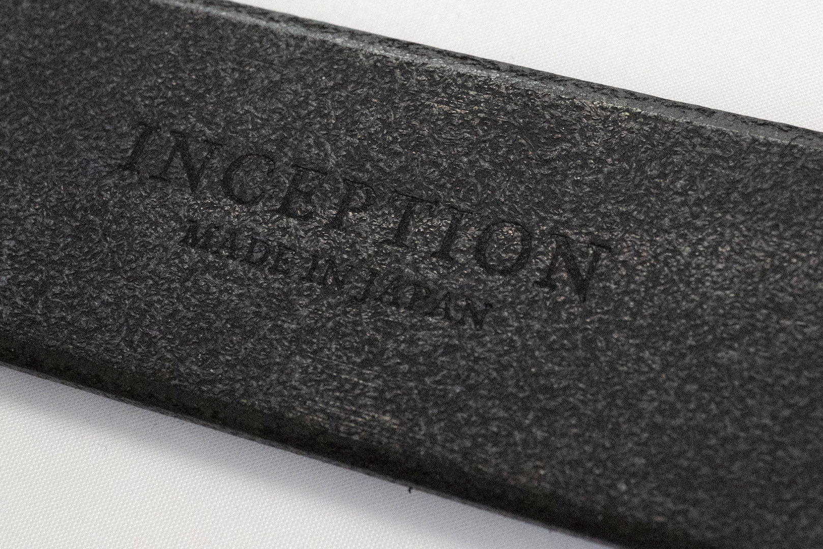 Inception by Accel Company Saddle Cowhide Belt (Black)