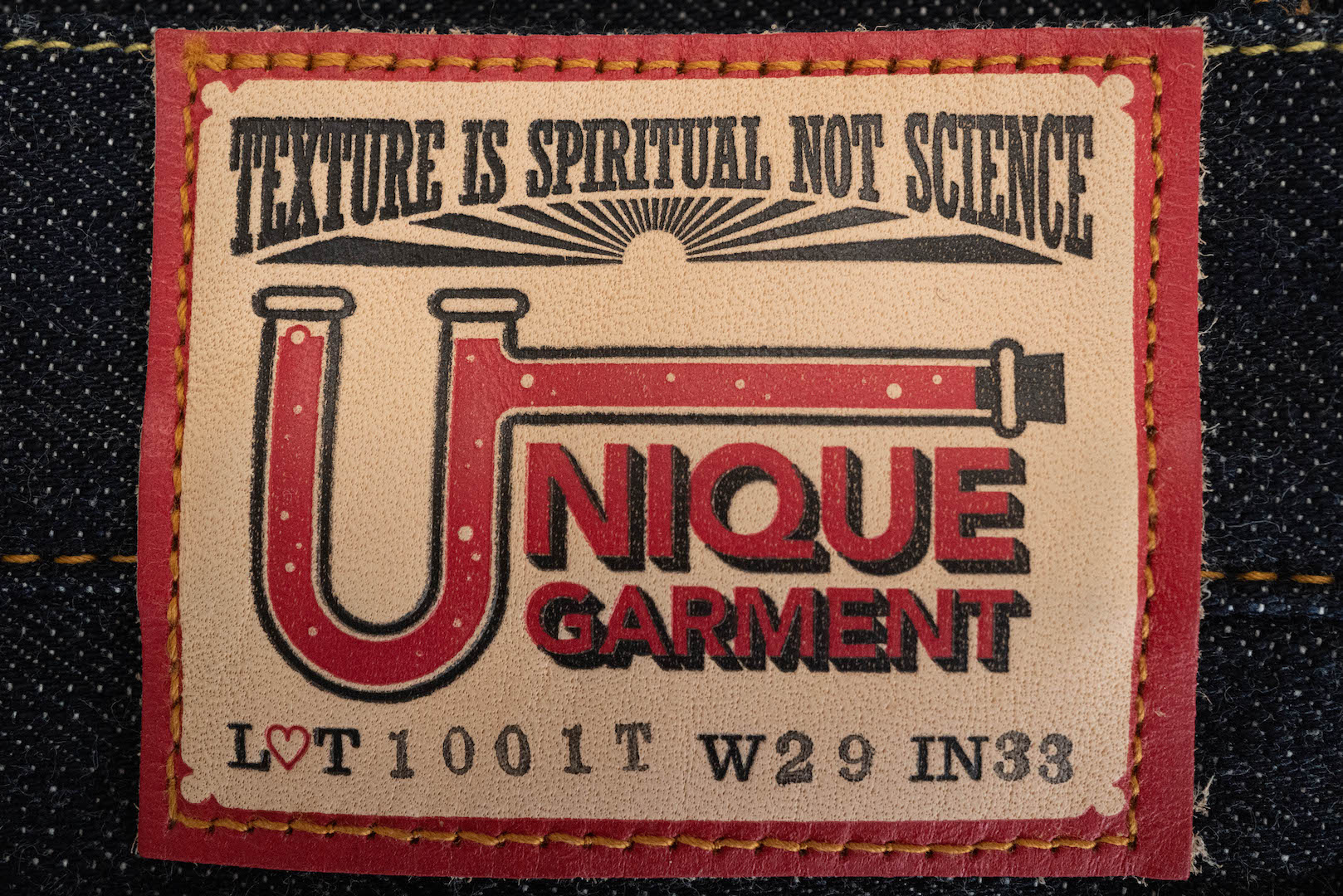 Unique Garment 1001T 13.2oz 'RAIN-DROP' Denim (Tapered Fit)