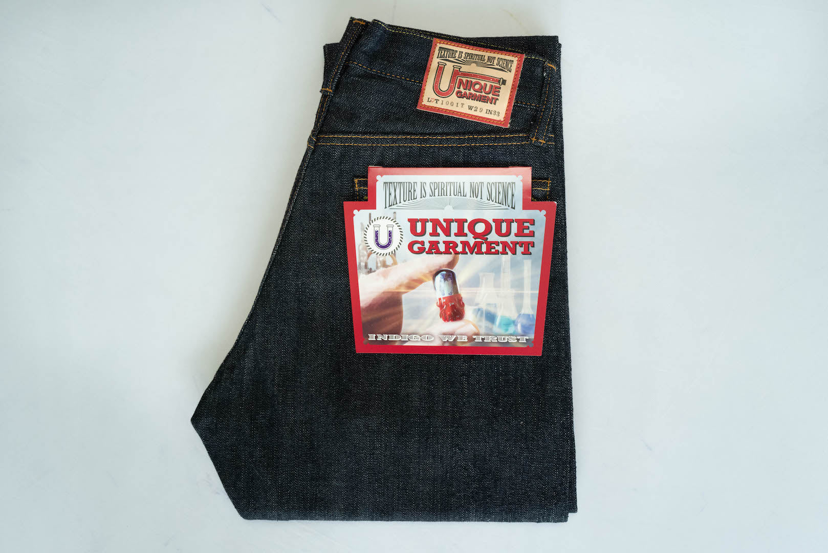Unique Garment 1001T 13.2oz 'RAIN-DROP' Denim (Tapered Fit)