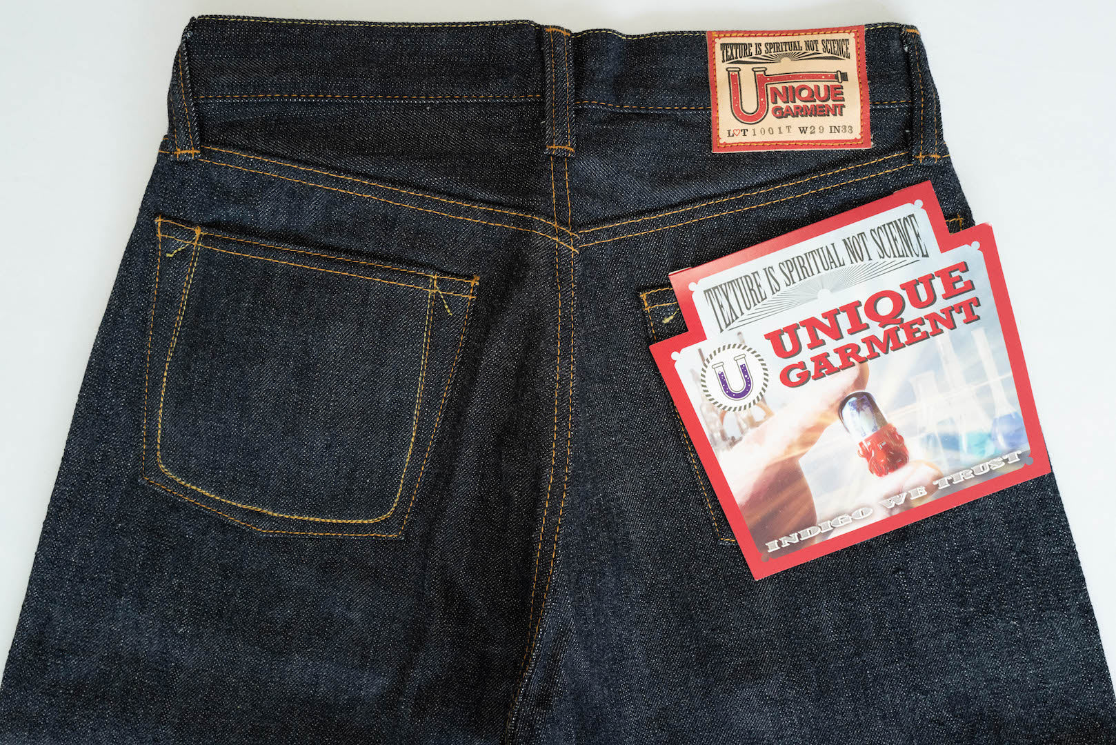 Unique Garment 1001T 13.2oz 'RAIN-DROP' Denim (Tapered Fit)
