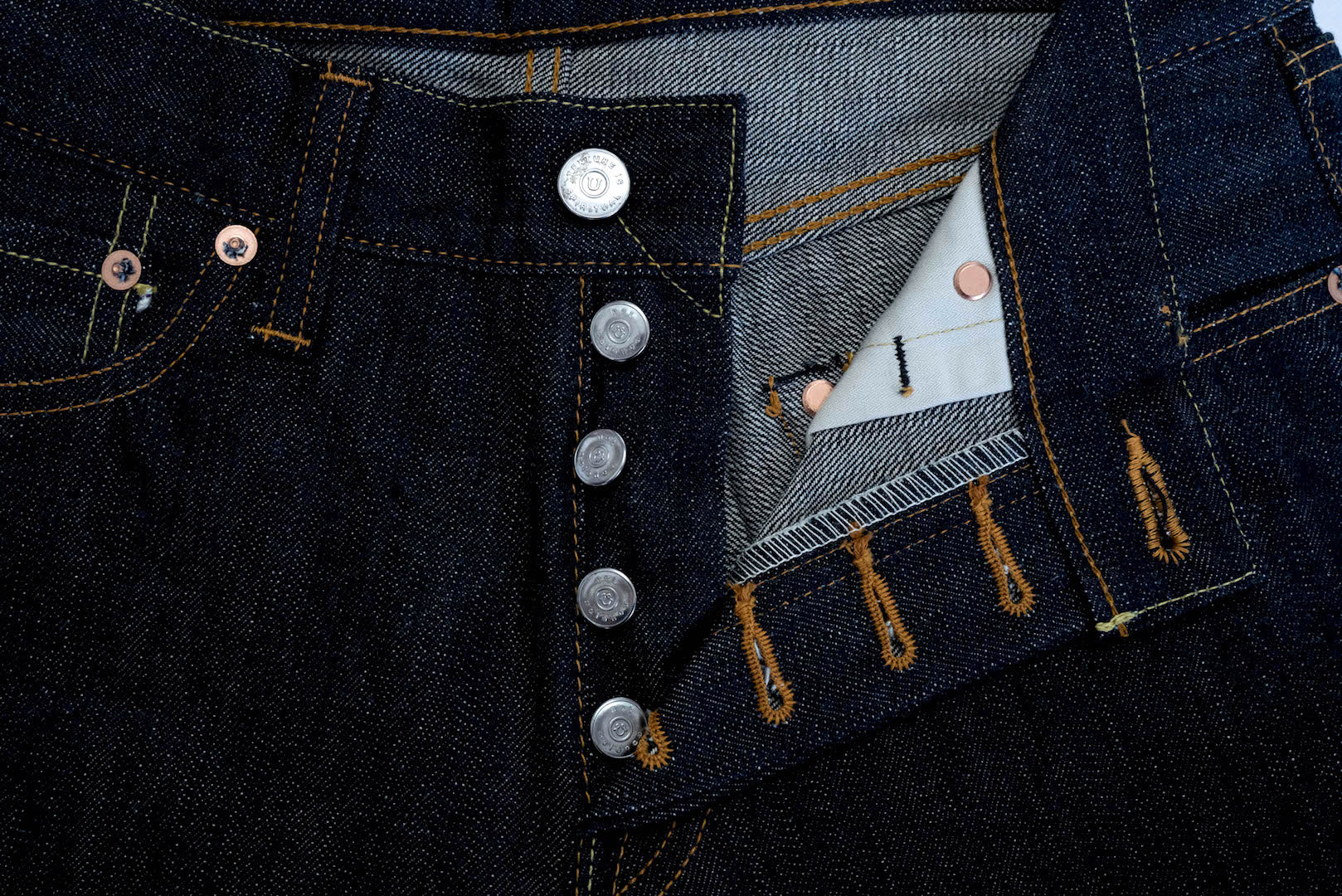 Unique Garment 1001G 13.2oz 'RAIN-DROP' Denim (Gym Fit)