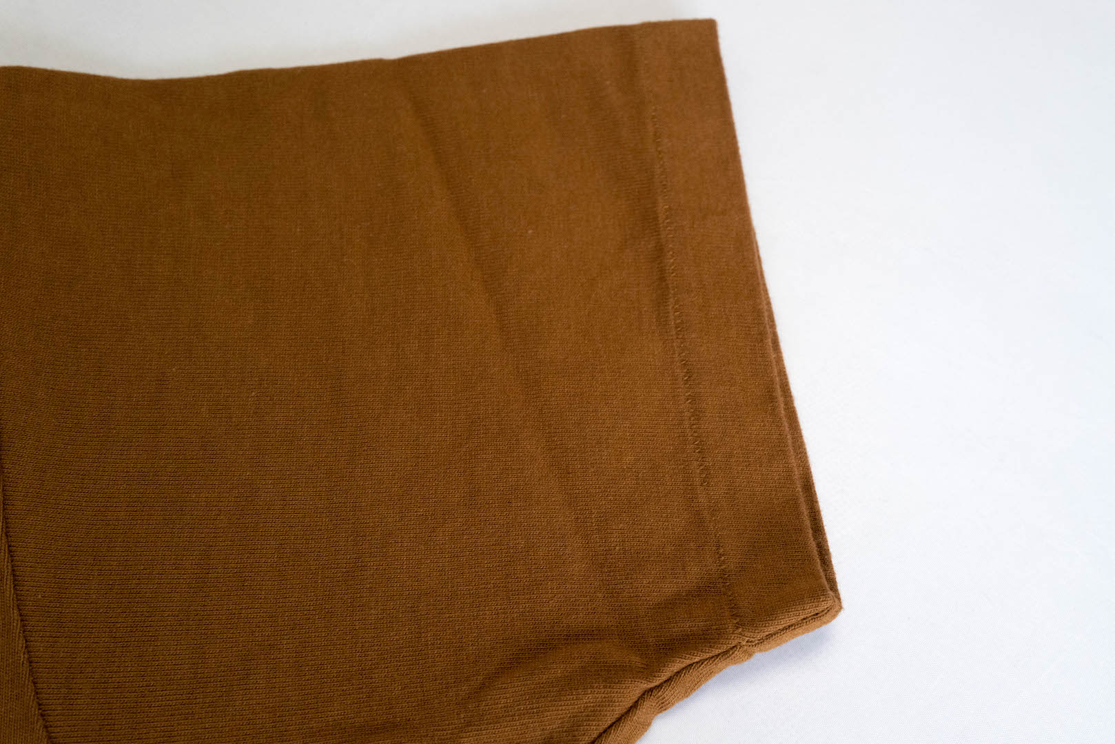 Unique Garment 7oz 'Airy' Plain Loopwheel Tee (Brown)