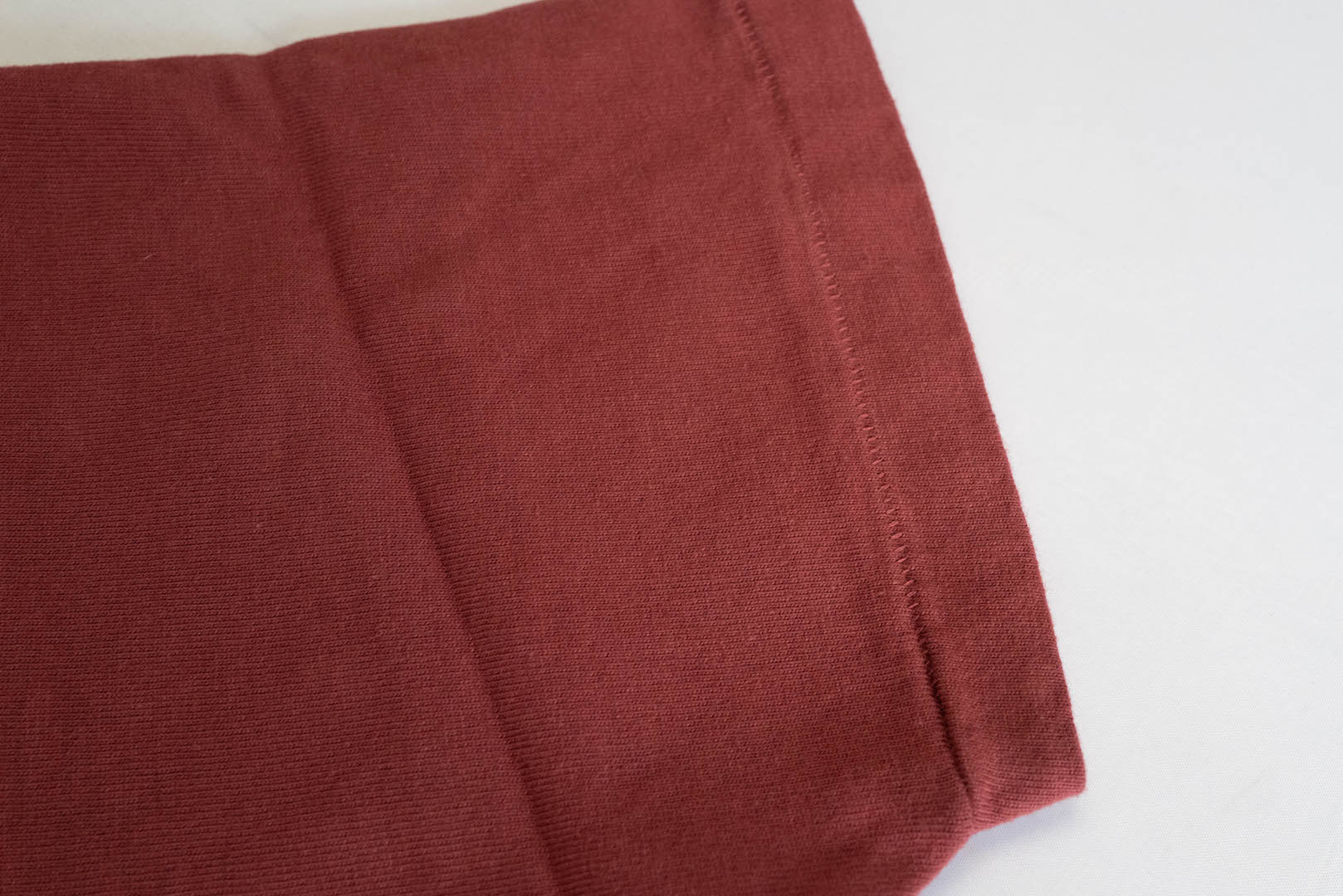 Unique Garment 7oz 'Airy' Plain Loopwheel Tee (Burgundy)