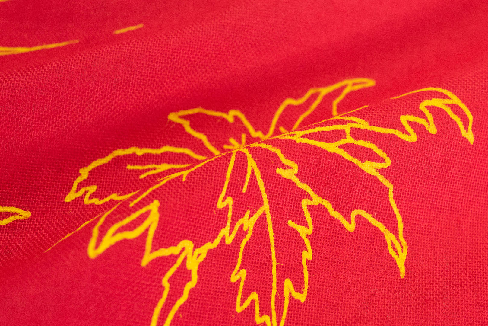Unique Garment 'Have a Good Trip' Bandana (Burgundy)