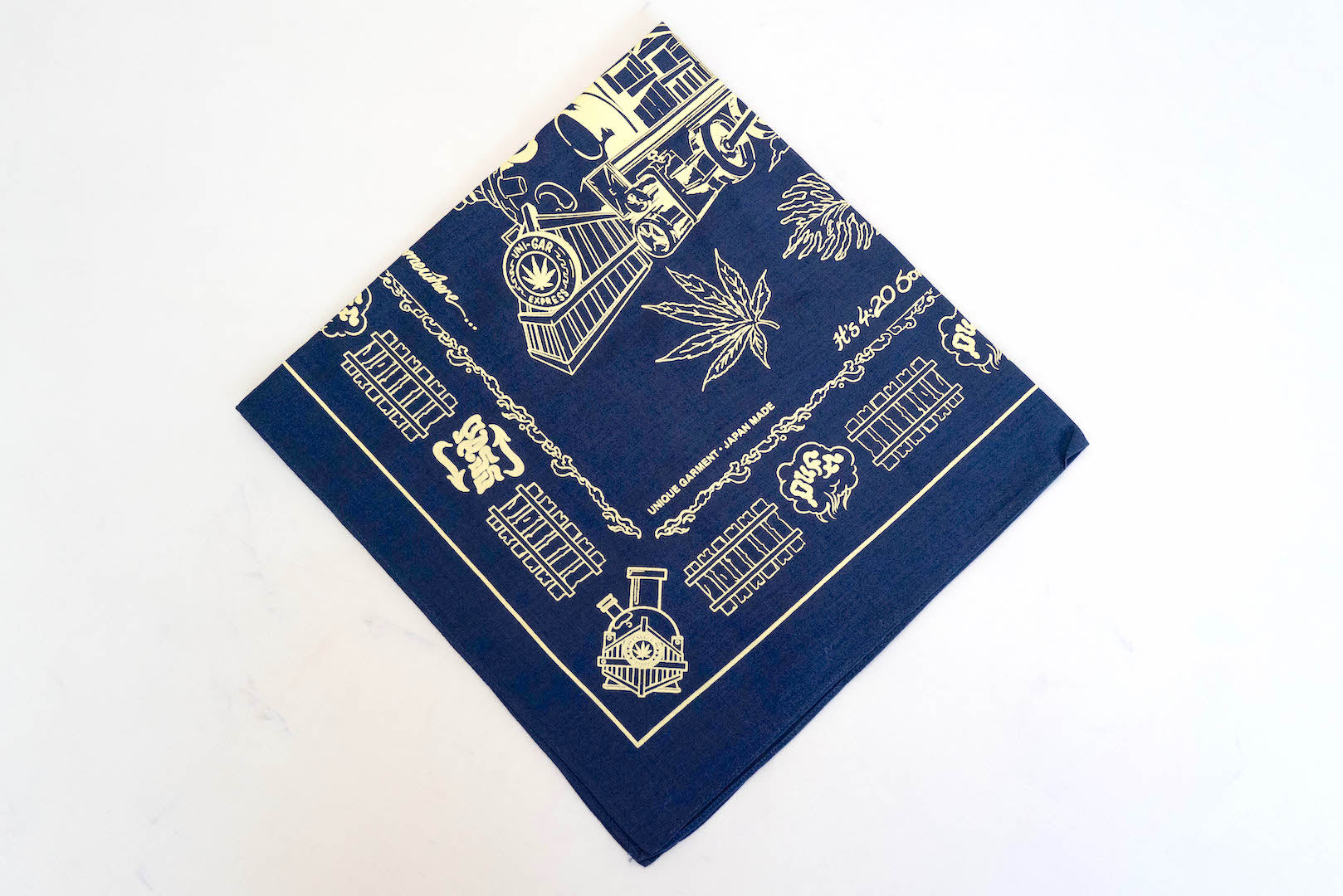 Unique Garment 'Have a Good Trip' Bandana (Midnight)