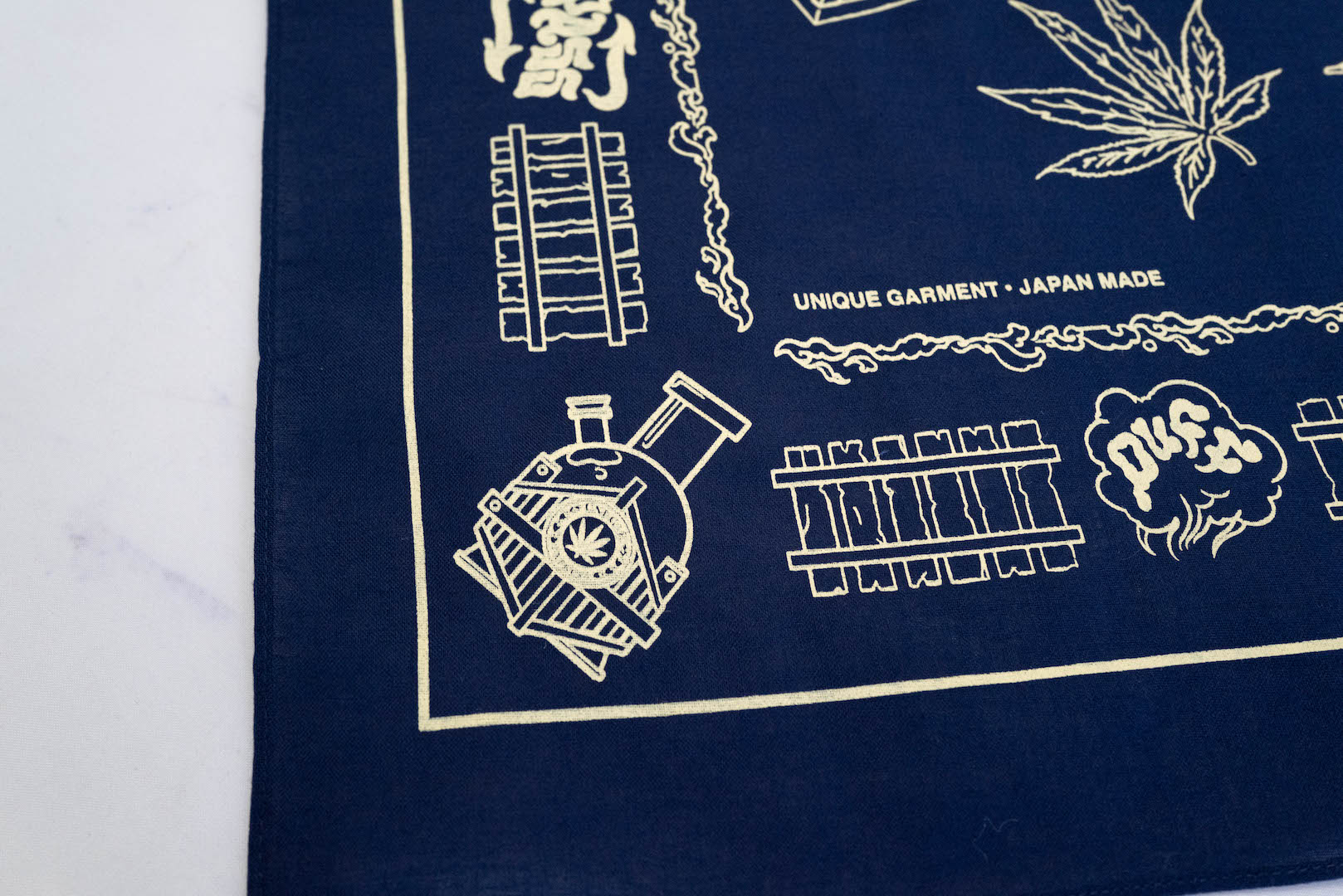 Unique Garment 'Have a Good Trip' Bandana (Midnight)