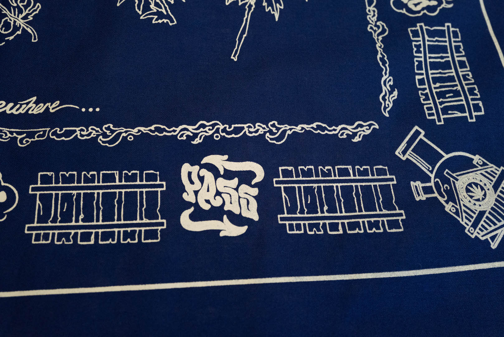 Unique Garment 'Have a Good Trip' Bandana (Midnight)
