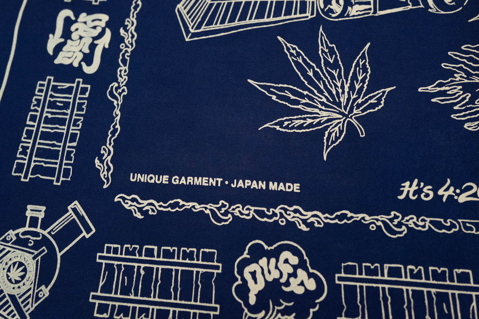 Unique Garment 'Have a Good Trip' Bandana (Midnight)