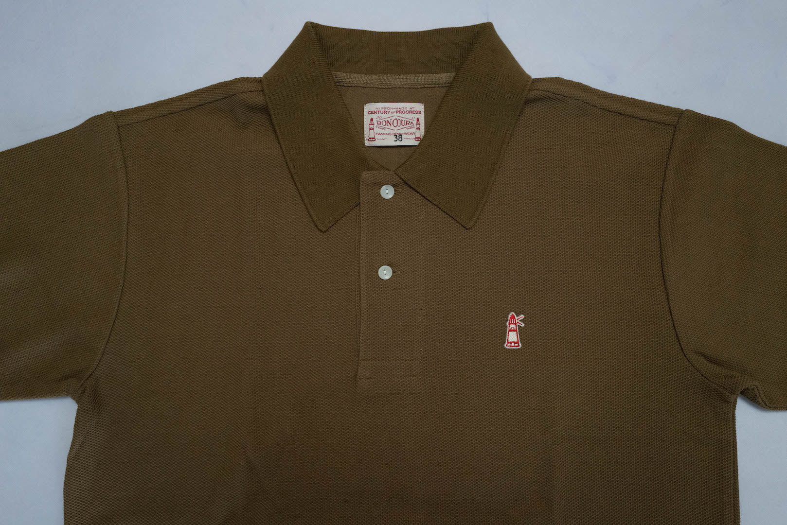 Boncoura Heavyweight Polo Shirt (Coyote)