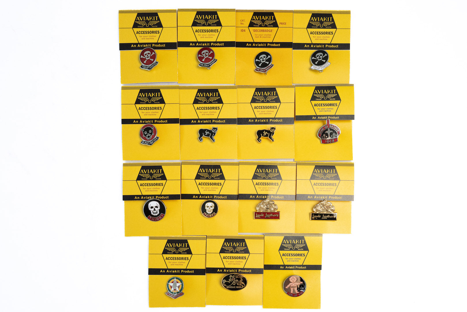 Lewis Leathers Metal Badges