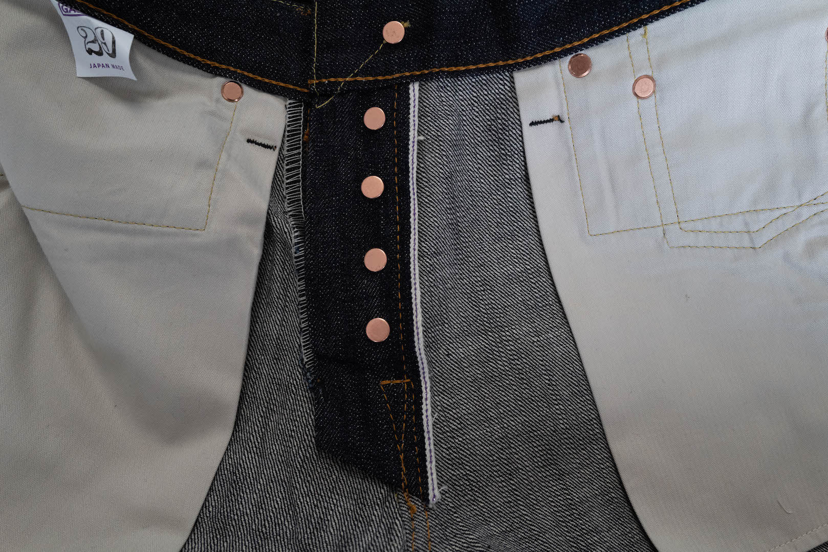 Unique Garment 1001G 13.2oz 'RAIN-DROP' Denim (Gym Fit)