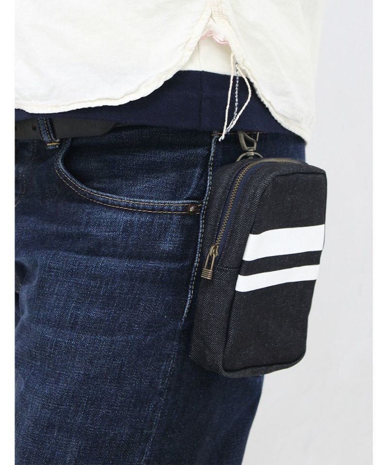 Momotaro 15.7oz GTB Denim Pouch Bag