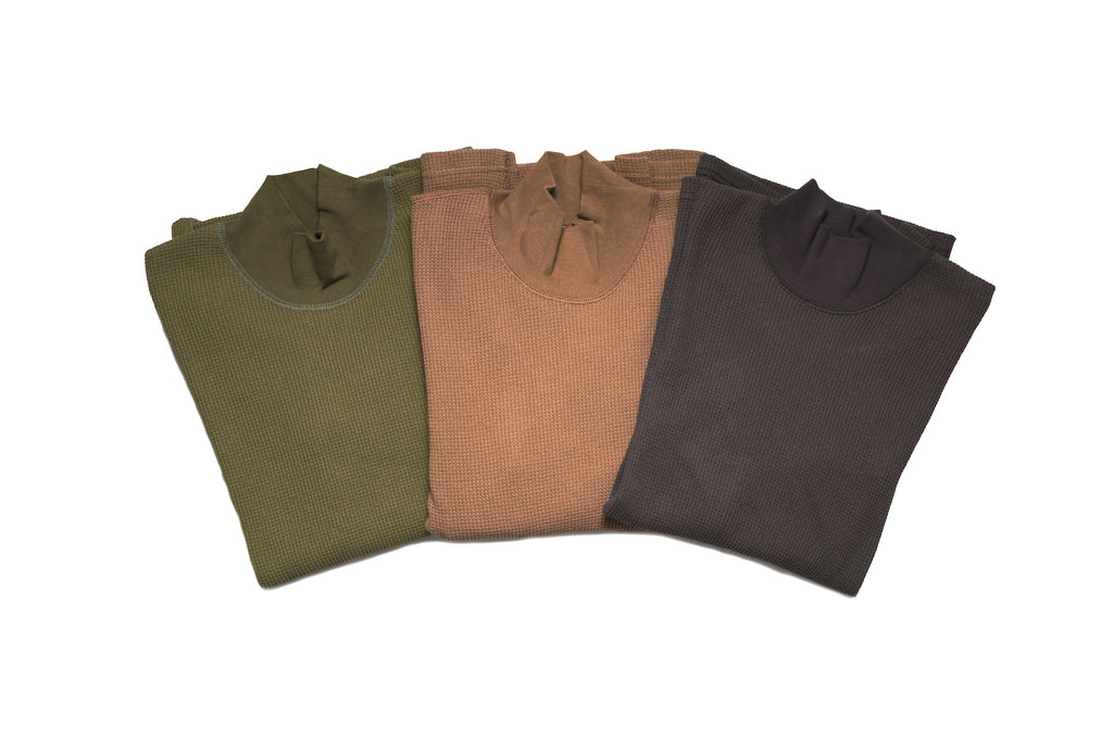 FREEWHEELERS 'HALF NECK' THERMAL SHIRT