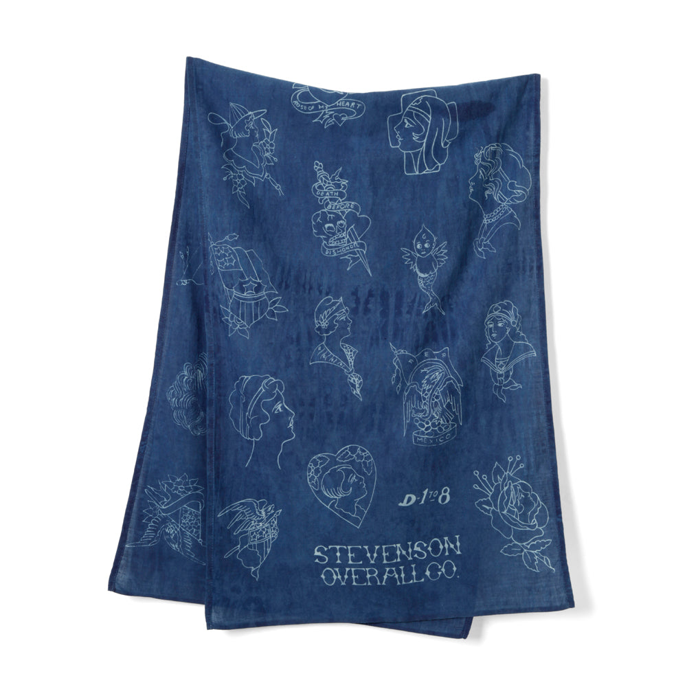 Stevenson Overall Co. ‘Tattoo’ Flash Scarves