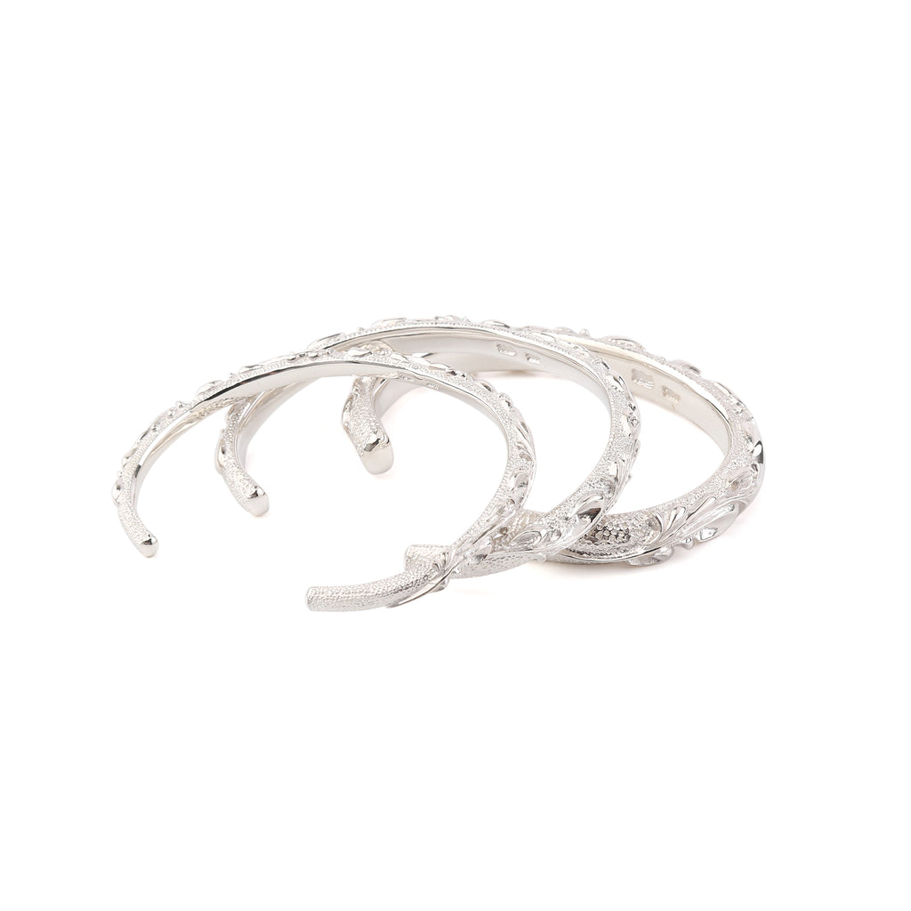 Legend 'Flora' Silver Bangles