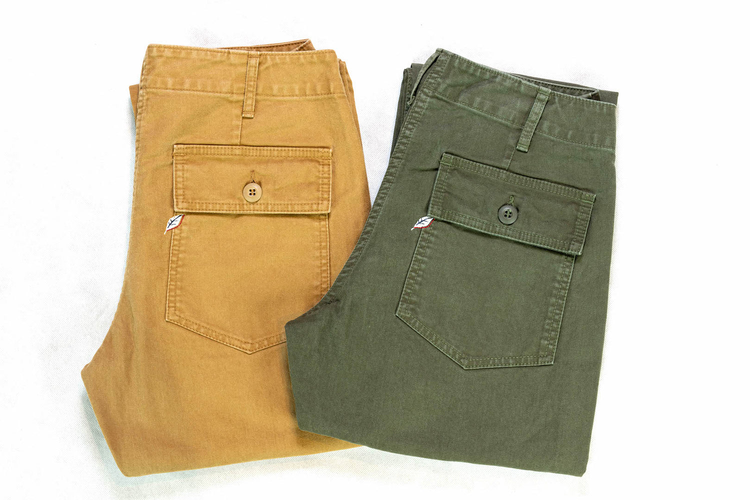 PURE BLUE JAPAN 12OZ WHIPCORD MILITARY TROUSERS