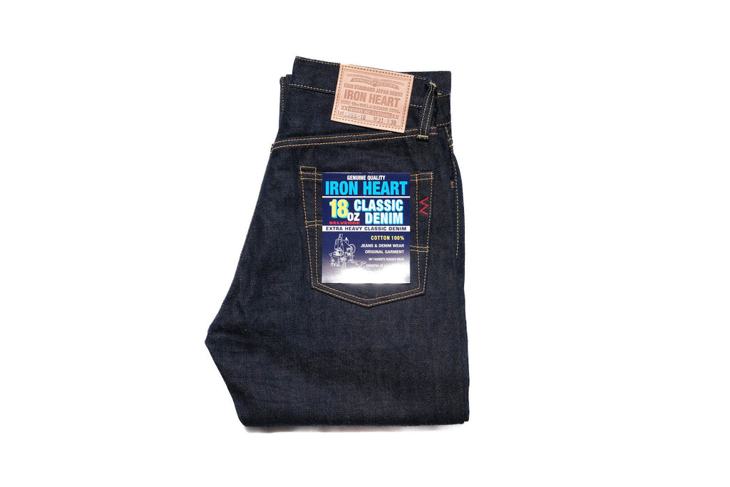 Iron Heart 888S-18 18oz Denim (Straight Tapered fit)