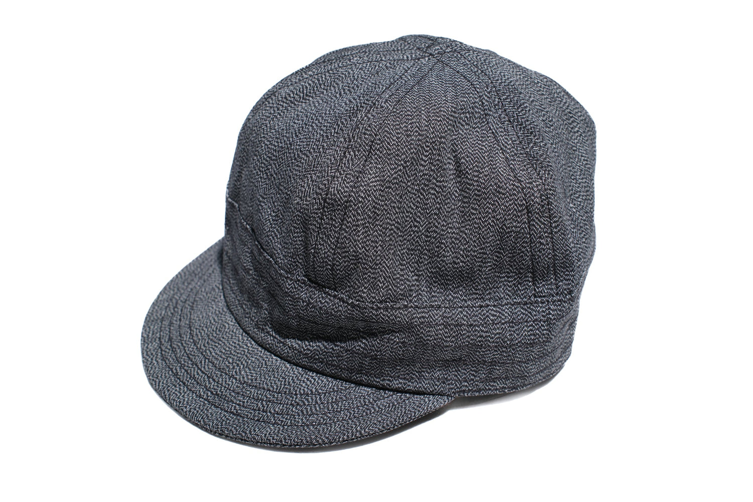 Freewheelers "Guthrie" 8oz Selvage Chambray Cap (Black Pepper)