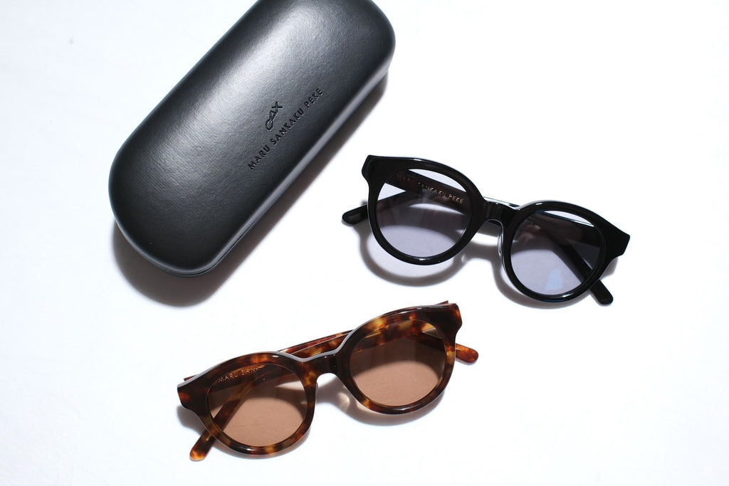 Maru Sankaku Peke by SDA "John Lennon" Acetate Sunglasses